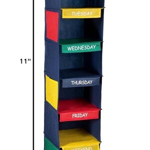 Amazon Multicolor Hanging Closet Organizer